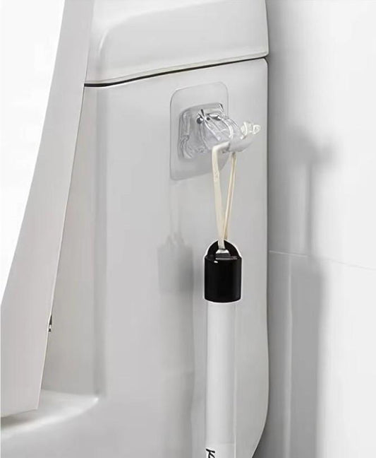 Self-Adhesive Rod Clips Hooks – Heavy-Duty Wall Mounted Holders for Curtain & Shower Rods (Pack of 6)