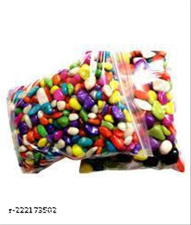 Multicolor Decorative Pebbles – Natural Stones for Aquarium, Garden & Home Décor (5000 g