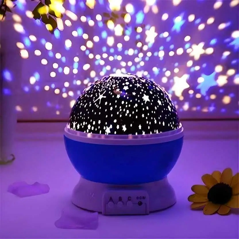 Star & Moon Night Light – USB LED Table Lamp for Bedroom, Kids & Home Décor