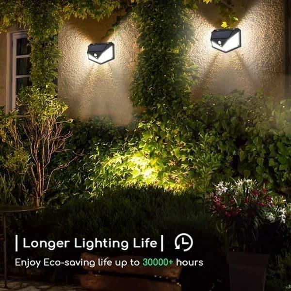 100 LED Solar Motion Sensor Security Light for Home & Garden