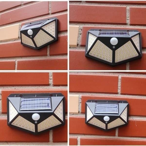 100 LED Solar Motion Sensor Security Light for Home & Garden