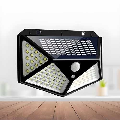 100 LED Solar Motion Sensor Security Light for Home & Garden